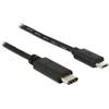 Delock Cavo USB Delock USB 2.0 Type-C Stecker > B-Stecker. 1,00m [bk] [83601]