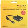 Delock Adattatore DisplayPort Delock mini DP -> DVI(24+5) 4K Activ [62603]
