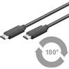Manhattan Cavo USB Manhattan SuperSpeed USB3.1 A Maschio / A Maschio 1m Nero