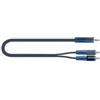 Quiklok Cavo audio Quiklok Roksolid RKSA150-2m Jack 3,5 -> 2 RCA m