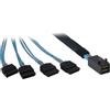 Intertech Cavo Inter-Tech SFF 8643 -> 4x SATA 0,5m [88885003]