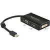 Delock Adattatore Displayport Delock mini DP -> D-Sub15/HDMI/DVI [62631]