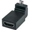 Manhattan Adattatore Hdmi Manhattan A Femmina / Micro D Maschio Angolato Nero
