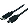 Manhattan Cavo usb Manhattan HiSpeed USB2.0 Mini-B Maschio / C Maschio 1m Nero