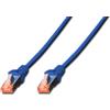 Digitus Cavo di rete Digitus CAT 6 S-FTP CU LSZH 27/7, 5m, Blu [DK-1644-050/B]