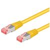 Goobay Cavo di rete Goobay RJ45 S/FTP Cat6a 1.00m Giallo [93679]