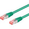 Goobay Cavo di rete Goobay RJ45 S/FTP Cat6a 2.00m Verde [93742]