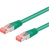 Goobay Cavo di rete Goobay RJ45 S/FTP Cat6a 5.00m Verde [93816]
