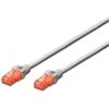 Digitus Cavo di rete Digitus RJ45 U/UTP Cat6 1.00m grigo protezione della leva [DK-1612-010]