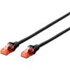 Digitus Cavo di rete Digitus RJ45 U/UTP Cat6 2.00m nero protezione della leva [DK-1612-020/BL]