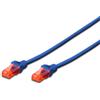 Digitus Cavo di rete Digitus Patch RJ45 U/UTP Cat6 2.00m blu [DK-1612-020/B]