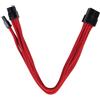 Silverstone Cavo Silverstone 8-Pin-PCIe su 6+2-Pin-PCIe estensione - 250mm rosso