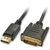 Lindy Cavo DisplayPort /Dvi-D 3m DP an Dvi-D [41492]