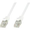 Techly Cavo di rete Techly Patch in CCA Cat.5E Bianco UTP 0,5m