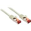 Lindy Cavo di rete Lindy Basic Cat.6 S/FTP Grigio chiaro 1,5m [47343]