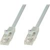 Techly Cavo di rete Techly Patch in CCA Cat.5E Grigio UTP 0,25m
