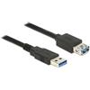 Delock Prolunga usb Delock USB3.0 A -> A St/Bu 2.00m nero [85056]