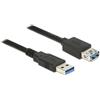 Delock Prolunga usb Delock USB3.0 A -> A St/Bu 5.00m nero [85058]