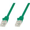 Techly Cavo di rete Techly Patch in CCA Cat.5E Verde UTP 20m