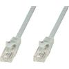 Techly Cavo di rete Techly Patch in CCA Cat.6 Grigio UTP 0,25m