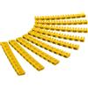 Goobay Segnacavo Goobay Giallo con Lettere ''A-C'' per Cavi da 6.0mmq