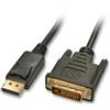 Lindy Cavo DisplayPort LIndy a Dvi-D LIndy 5m M/M [41493]