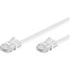 Techly Cavo di Rete Techly Piatto in CCA Cat.5E Bianco UTP 1m