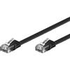 Techly Cavo di rete Techly piatto in Rame Cat.6 Nero UTP 20m
