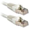 Lindy Cavo di rete Lindy Cat.6A S/FTP Pimf Lsoh bianco 1m [47192]