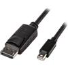 Lindy Cavo Mini Displayport Lindy su DP nero 2m [41646]