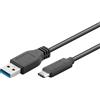 Goobay Cavo usb Goobay usb 3.0 A Maschio USB-C Maschio 0,15m Nero