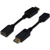 Digitus Adattatore DisplayPort Digitus DP-HDMITypA 0,15m 1,1a St/BU [DB-340400-001-S]