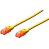 Digitus Cavo di rete Digitus RJ45 U-UTP Cat6 3.00m giallo LSZH [DK-1617-030/Y]