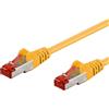 Intellinet Cavo di rete Patch in rame Cat. 6 Giallo SFTP LSZH 0,5m