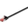 Goobay Cavo di Rete Patch Piatto in Rame Cat.6 U/FTP 5,0m Nero