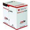 Techly Cavo di rete in matassa Techly F/UTP Cat.5E CCA 305m Rigido da Esterno Nero