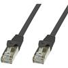 Techly Cavo di rete Techly in rame Cat.6 Nero SFTP LSZH 1,5m