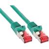 Inline Cavo di rete InLine LAN, S/FTP (PiMf), Cat.6, 250MHz, guaina PVC, CU (100% rame), verde, 5m [76405G]