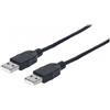 Manhattan Cavo usb Manhattan USB 2.0 A M/M 1m