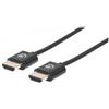 Manhattan Cavo Manhattan Hdmi High Speed con Ethernet Ultra Sottile 0,5m nero