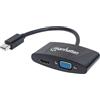 Manhattan Adattatore Manhattan Mini DisplayPort 2-in-1 4K Hdmi Vga