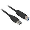 Sharkoon Cavo usb Sharkoon usb A a usb B 3.0 5m M/M nero [4044951015665]