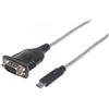 Manhattan Adattatore Manhattan Usb-C a Seriale 45cm Prolific PL2303RA