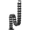 Techly Guaina raccoglicavi flessibile Techly 1300mm nero [ISWT-CAN-6735]