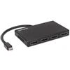 Manhattan Splitter Hub Manhattan Mini DisplayPort a 4 porte DisplayPort con MST