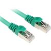 Sharkoon Cavo di rete Sharkoon RJ45 CAT.6 SFTP 0,25m verde [4044951014828]