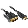 Sharkoon Cavo Sharkoon Hdmi -> Dvi-D (24+1) 3m nero [4044951015221]