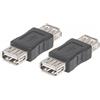 Manhattan Adattatore Manhattan usb 2.0 A F/F nero