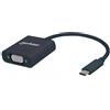 Manhattan Adattatore Manhattan Usb-C 3.1 a Vga M/F nero