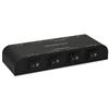Techly Commutatore audio Techly per casse acustiche 4 vie con Terminali a pressione Nero